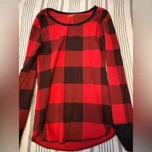 Old Navy Buffalo Plaid Long Sleeve Top